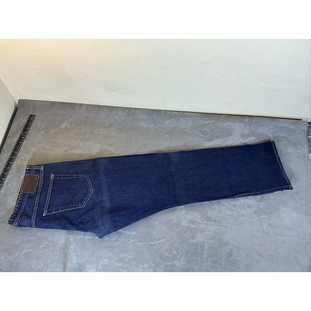 AG Protege Pants Adriano Goldschmied 38x34 Indigo Jeans Dark Mens
